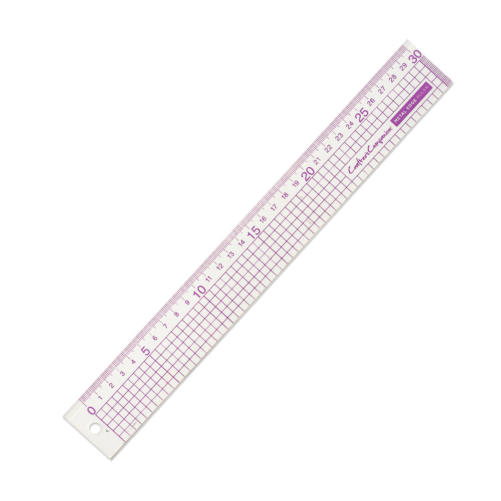 Crafter's Companion - Metal Edge Acrylic Ruler (30cm) – Crafters ...