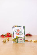 Crafter's Companion Interchangeable Stamp - 6x6 - Holly and Poinsettia