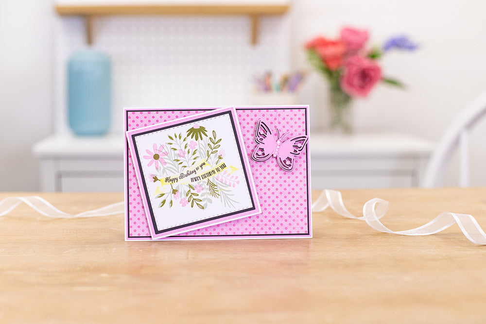 Crafter's Companion Interchangeable Stamp - 6x6 - Wild meadow