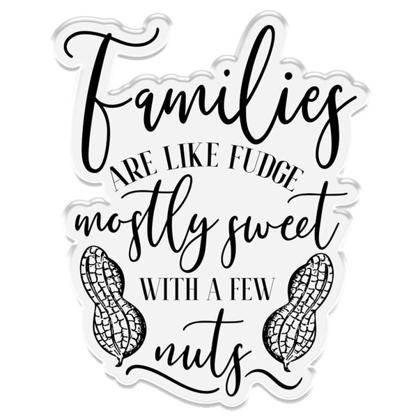 Crafters Companion - Photopolymer Stamp - Families Are...