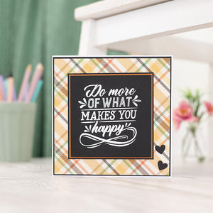 Crafter's Companion - Photopolymer Stamp - Makes you happy