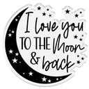 Crafters Companion - Photopolymer Stamp - To The Moon And Back