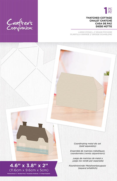 Crafters Companion - Template - Thatched Cottage