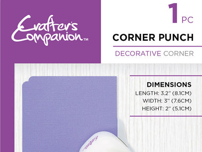 Crafter's Companion 6 Piece Corner Punch Collection