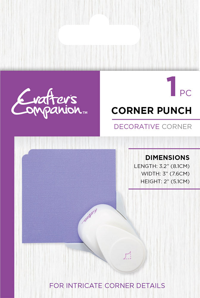 Crafter's Companion 6 Piece Corner Punch Collection
