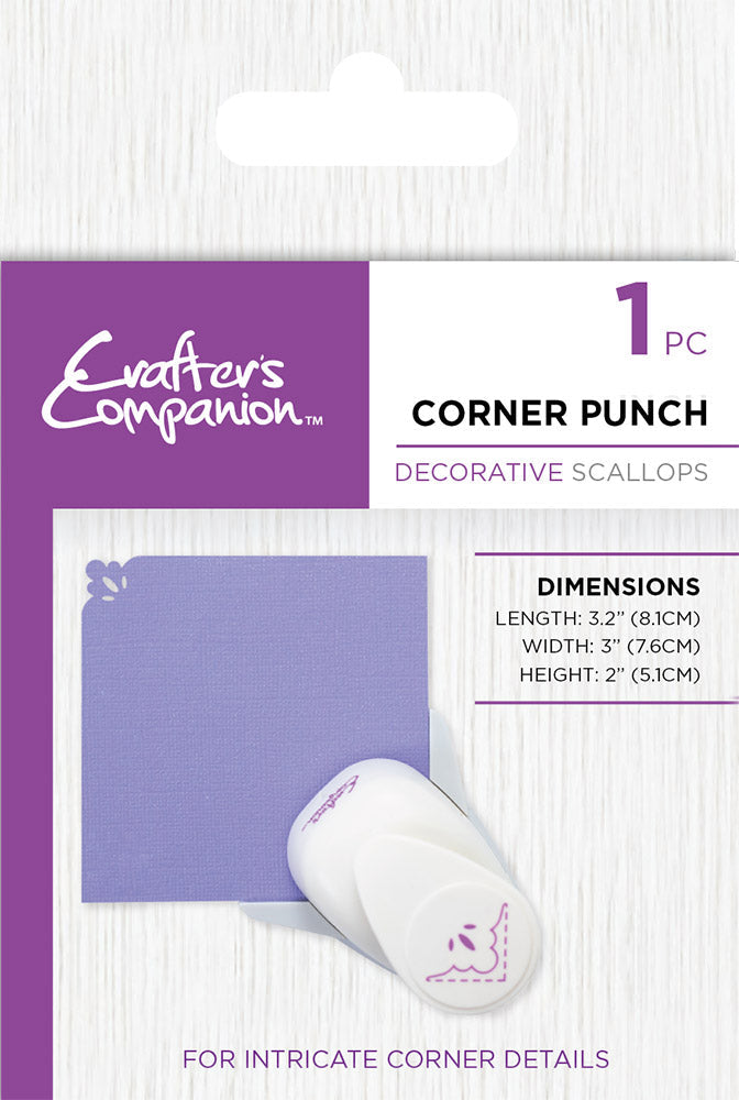 Crafter's Companion 6 Piece Corner Punch Collection