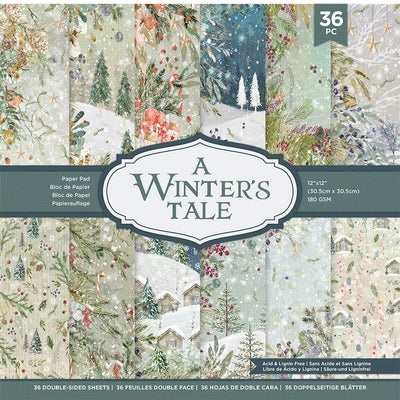 Crafters Companion A Winters Tale 12 x 12 Paper Pad