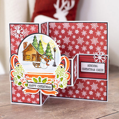 Crafters Companion Celebrate the Season Photopolymer Stamp - Home for the Holidays
