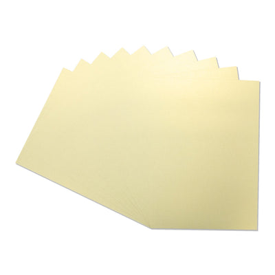Crafter's Companion Centura Pearl Metallic A4 Single Colour 10 Sheet Pack - Solar Gold