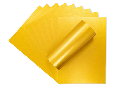 Crafter's Companion Centura Pearl Single Colour A4 10 Sheet Pack - Old Gold
