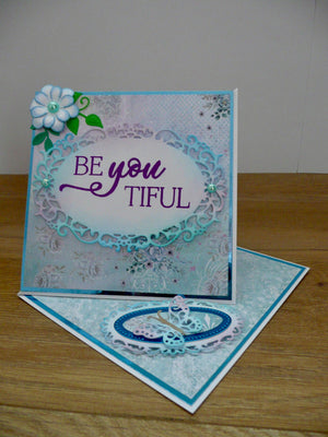 Crafter's Companion Clear Acrylic Stamp - Be You Tiful