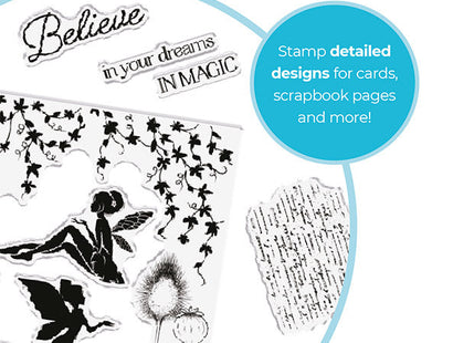 Crafter's Companion Clear Acrylic Stamp - Fairy Glade