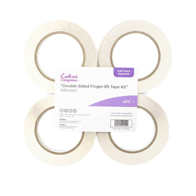 Crafters Companion Double-Sided Finger-lift Tape Kit - 4 rolls