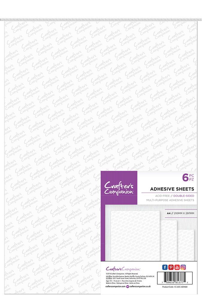 CC- Double Sided Adhesive Sheets - A4 Size (6PC)