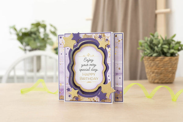 Crafters Companion Everyday Verses Insert Pad - Gold