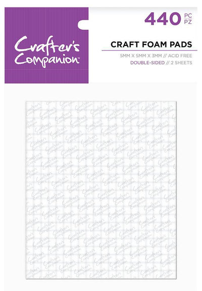 Crafters Companion Foam Pads (5mm x 5mm x 3mm)