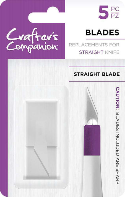Crafters Companion Knife Replacement Blades - Straight (5PC)