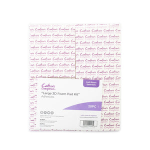 Crafter's Companion 3D Foam Pad Kit Large 20 Pack