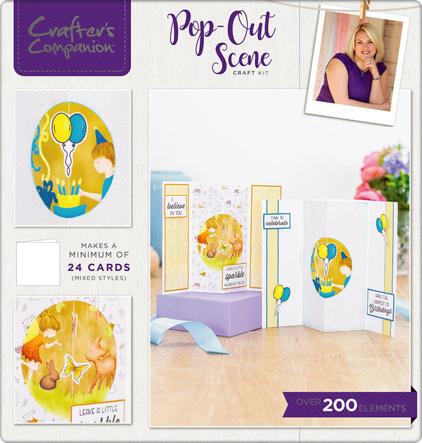 Crafters Companion Monthly Craft Kit - Pop-Out Scene Craft Kit