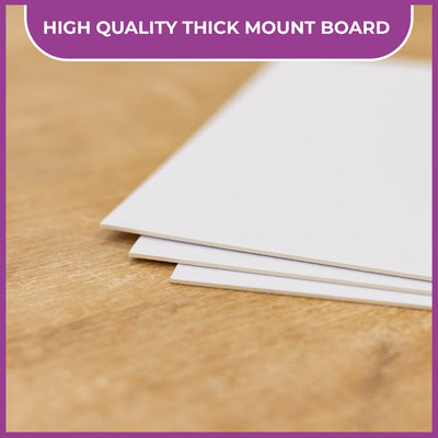 Crafter's Companion Mount Board - White 5.75 x 7.75 (20PK)