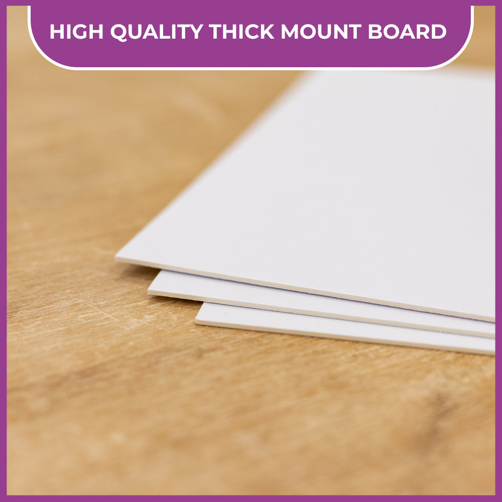 Crafter's Companion Mount Board - White 5.75" x 7.75" (20PK)