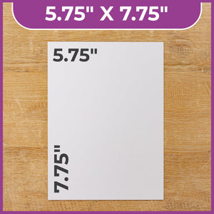 Crafter's Companion Mount Board - White 5.75" x 7.75" (20PK)