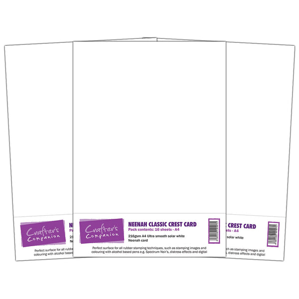 Crafters Companion Neenah Card Collection - 3pk