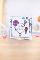 Crafter's Companion Photopolymer Stamp - Balloons in flight