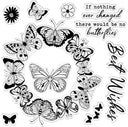 Crafter's Companion Photopolymer Stamp - Ornate Butterflies