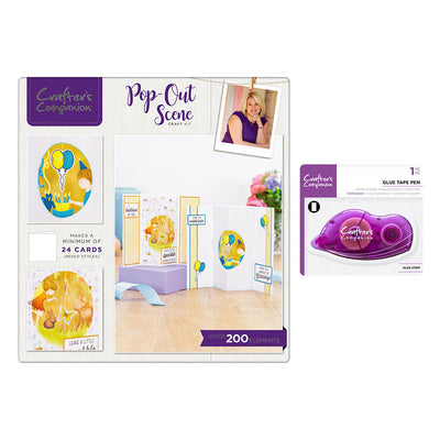 Crafter's Companion Pop Out Scene Craft Kit with Tape Pen