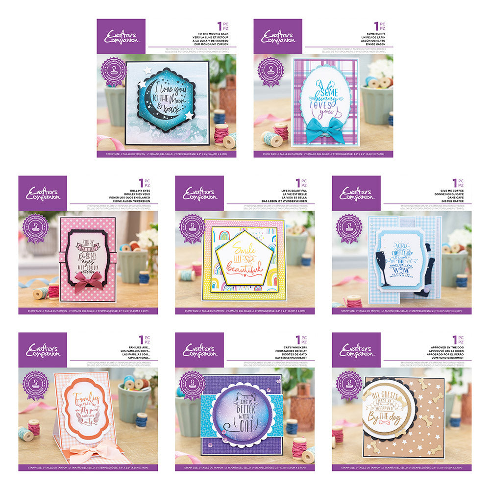 Crafter's Companion Quirky Sentiment Stamps Collection -Crafters ...