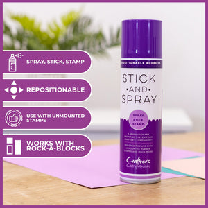 Crafter's Companion Stick and Spray Mounting Adhesive (PURPLE CAN)