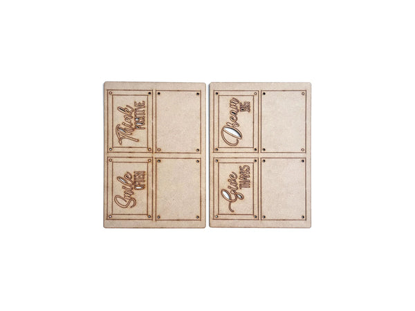 Positive Sentiments Layering Plaque Collection