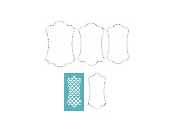 Layering Label Die Set