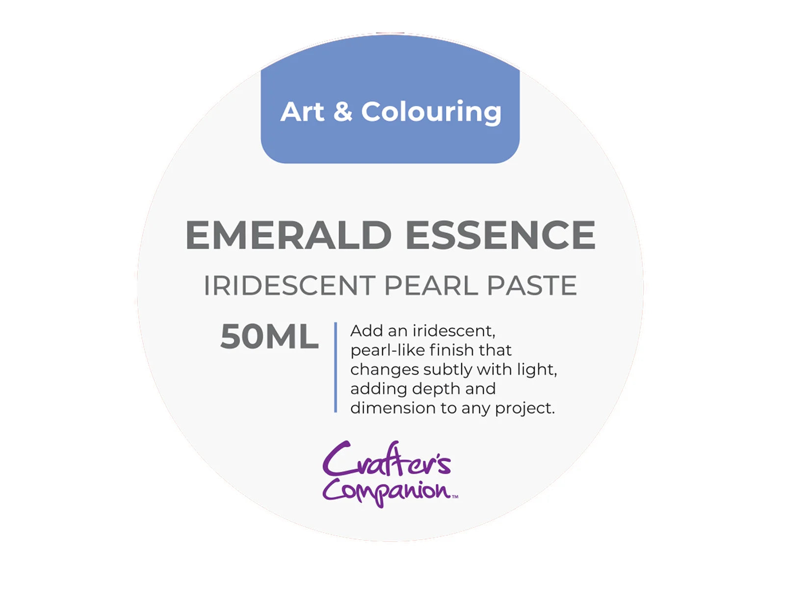 Crafters Companion Iridescent Pearl Paste Emerald Essence