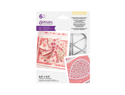 Dimensionals - Exploding Box Hexagon Petal Envelope Accessory Set