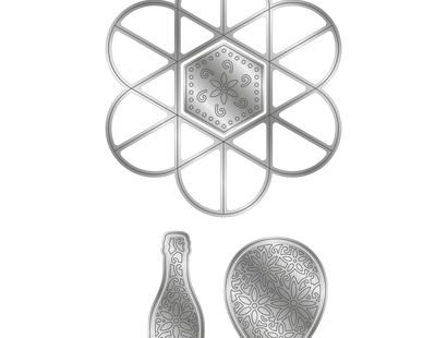 Dimensionals - Exploding Box Hexagon Petal Envelope Accessory Set