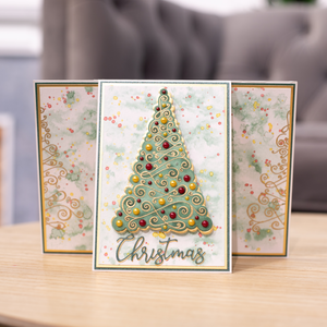 Crafter's Companion Stamp, Die and Stencil Set - Christmas Tree