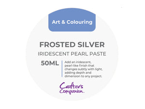 Crafters Companion Iridescent Pearl Paste Frosted Silver