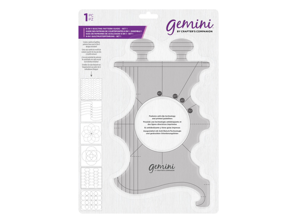 Gemini 6-in-1 Quilting Pattern Guide - Set 1