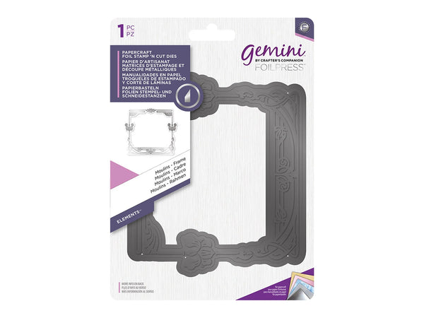 Gemini - Foil Stamp ‘N’ Cut Die - Moulins - Frame