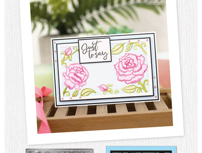 Gemini Create-a-card Paper Piecing Die – Radiant Roses