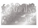 Gemini - Metal Die - Edge'ables - Congrats You Did It