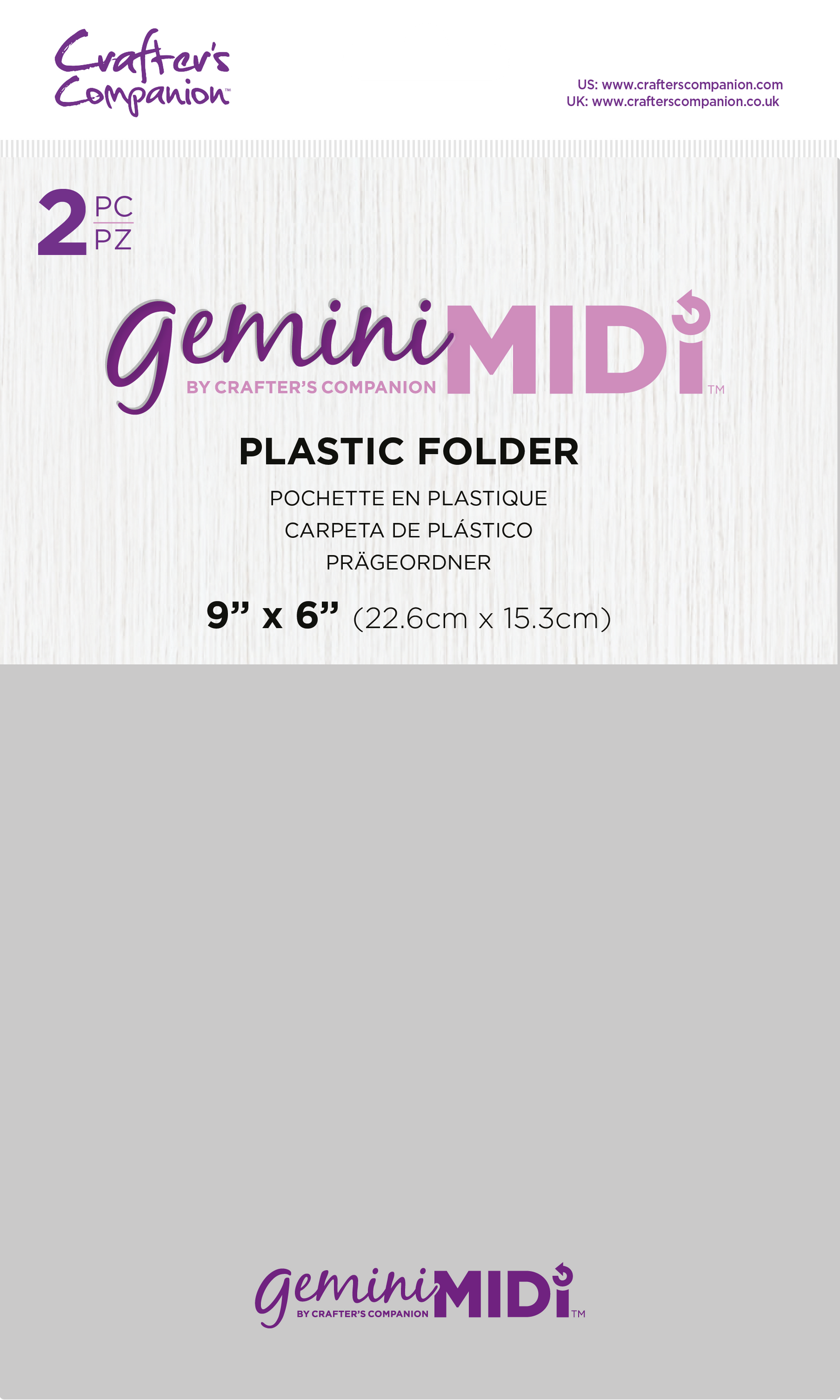 Gemini II Midi Accessories - Plastic Folder