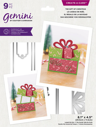 Gemini Message Reveal Die - The Gift of Christmas