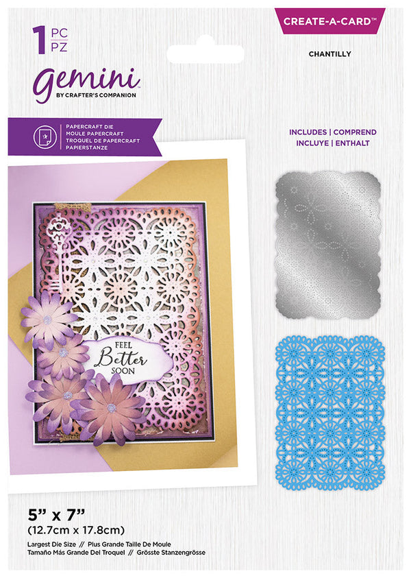 Gemini - Metal Die - Create a Card - Broderie Anglaise - Chantilly