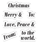 Gemini Gift Card Holder Stamp & Die - Christmas Stocking