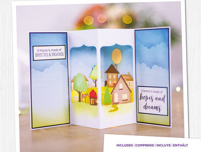 Gemini Scenes of Light Stamp & Die - Village of Light