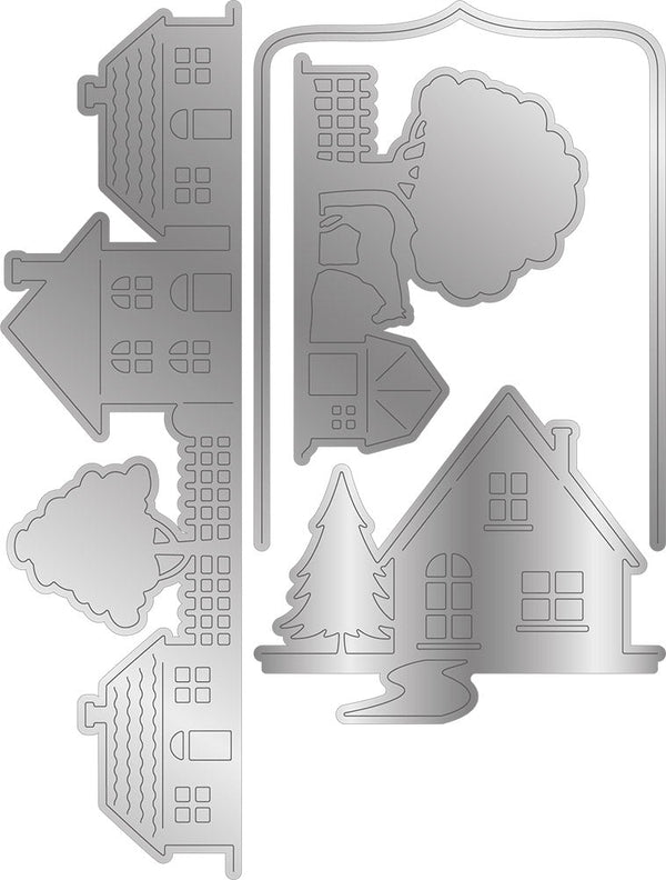 Gemini Scenes of Light Stamp & Die - Village of Light