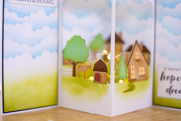 Gemini Scenes of Light Stamp & Die - Village of Light